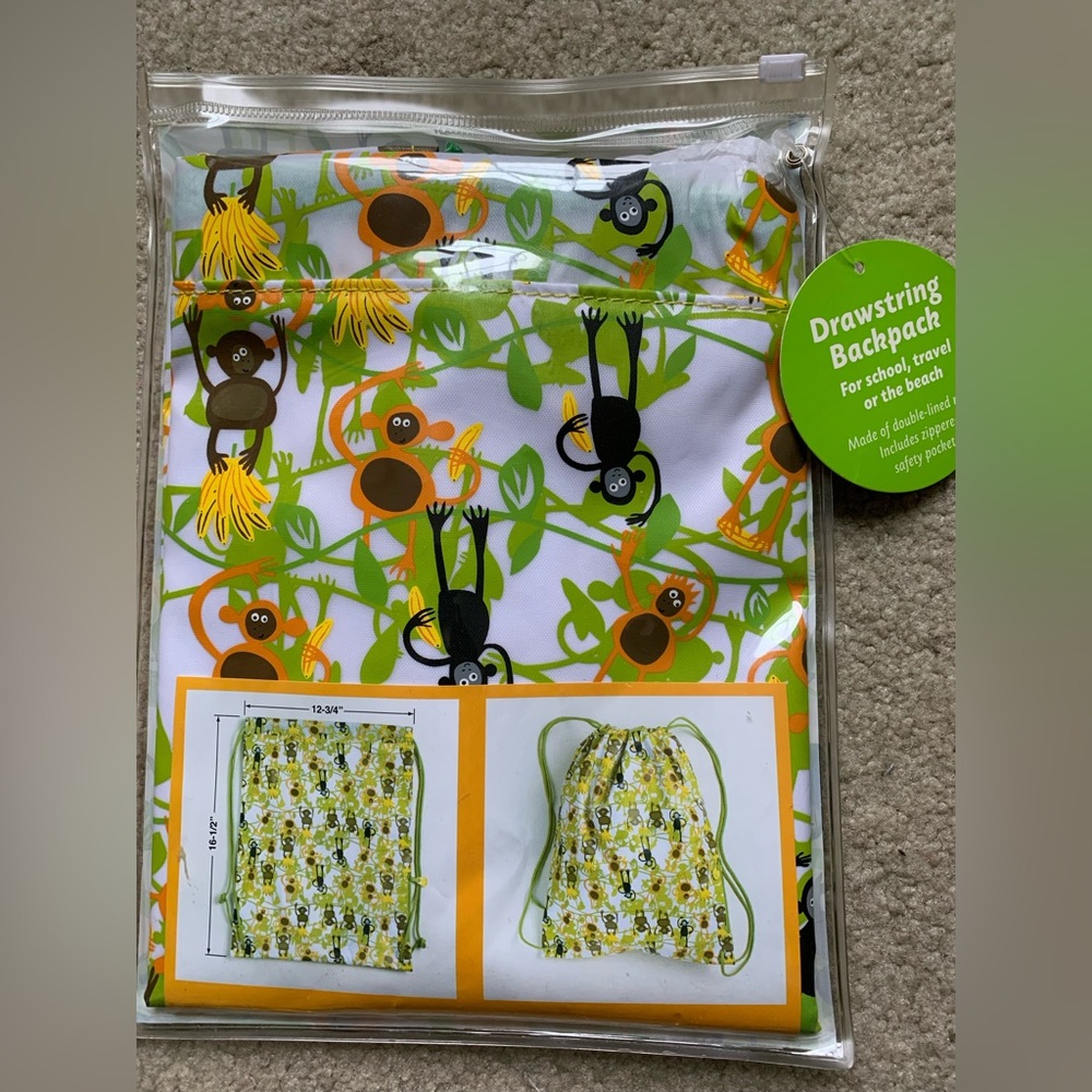 NWT Drawstring bag